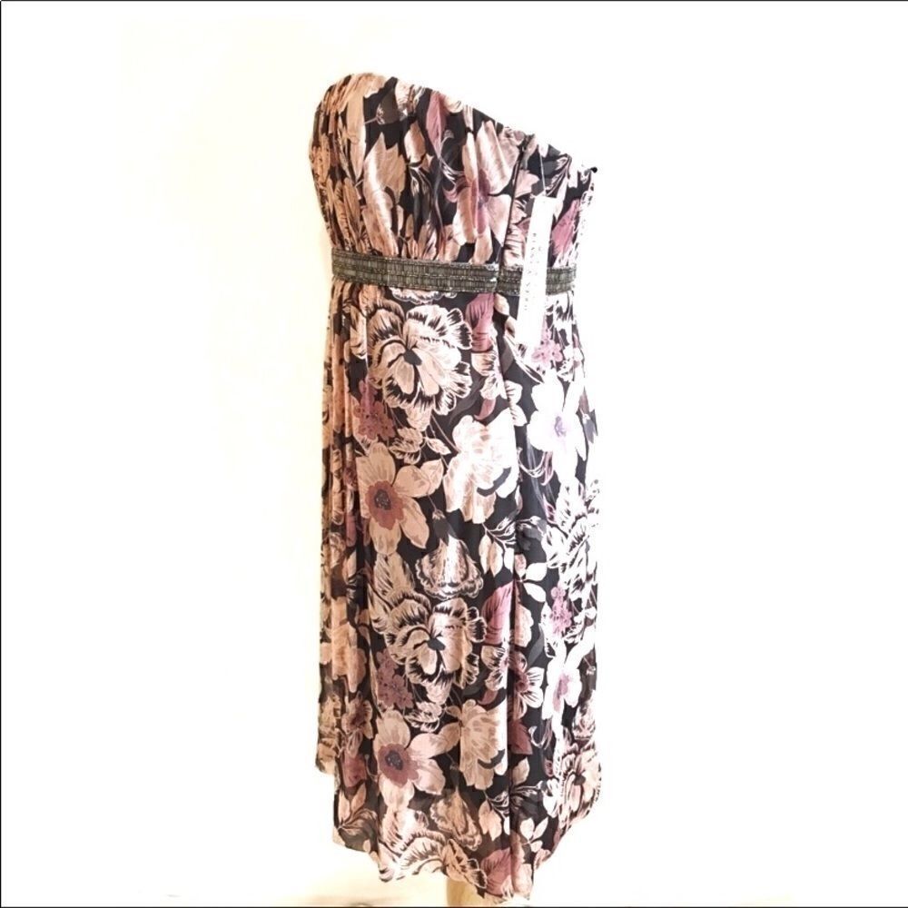 NWT Maria Bianca Nero Silk Cocktail Dress - Picture 2 of 8